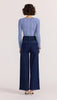 Amira Rib Top Dusty Blue