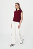 Kaia Linen Straight Pant Bone
