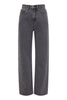 Organic Relaxed Leg Jean Graphite