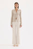 Betina Zip Front  Knit Mink
