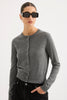 Rae Knit Cardigan Charcoal