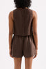 Ingrid Linen Top Clove
