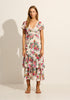 Allison Midi Dress White