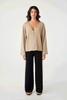 Jude Long Sleeve Top - Taupe