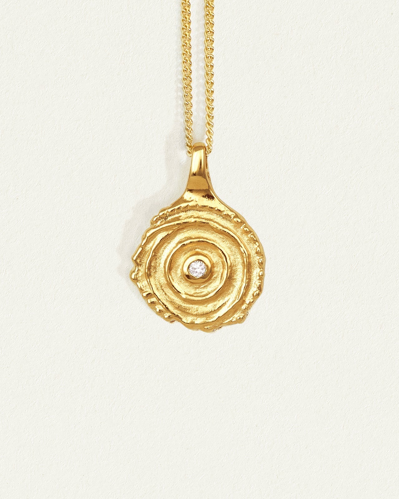 Aster Necklace Diamond -Gold