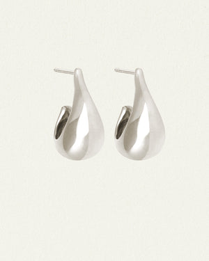 Poppy Earrings Silver