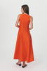 Portia Midi Dress Spicy Orange
