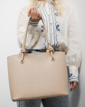 Clementine Tote Bag - Nude