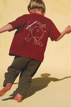 The Crazy Flag Lou Tee -  Cherry Cola