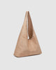Hailey Suedette Shoulder Bag - Blonde