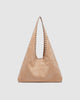 Hailey Suedette Shoulder Bag - Blonde