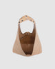 Hailey Suedette Shoulder Bag - Blonde
