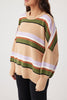 Harper Stripe Sweater Honey, Lilac & Cream