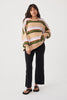 Harper Stripe Sweater Honey, Lilac & Cream