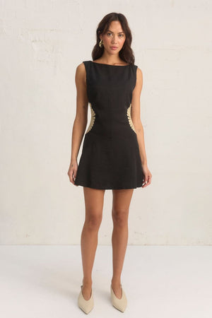 Yarah Mini Dress - Black