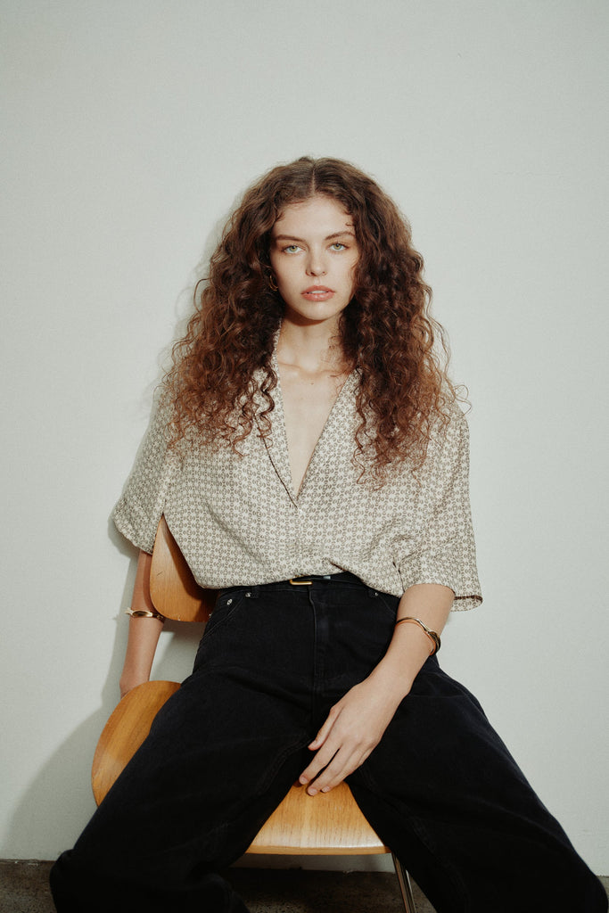Moneta Cupro Shirt