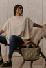 Masa Knit Poncho Ecru