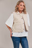 Argo Crop Vest Ecru