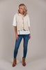 Argo Crop Vest Ecru