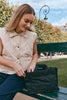Argo Crop Vest Ecru