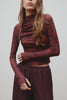 Clementine Mesh Top