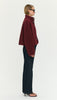 Katya Sherpa Jacket Merlot
