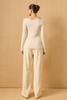 Elemental Knit Top Cream