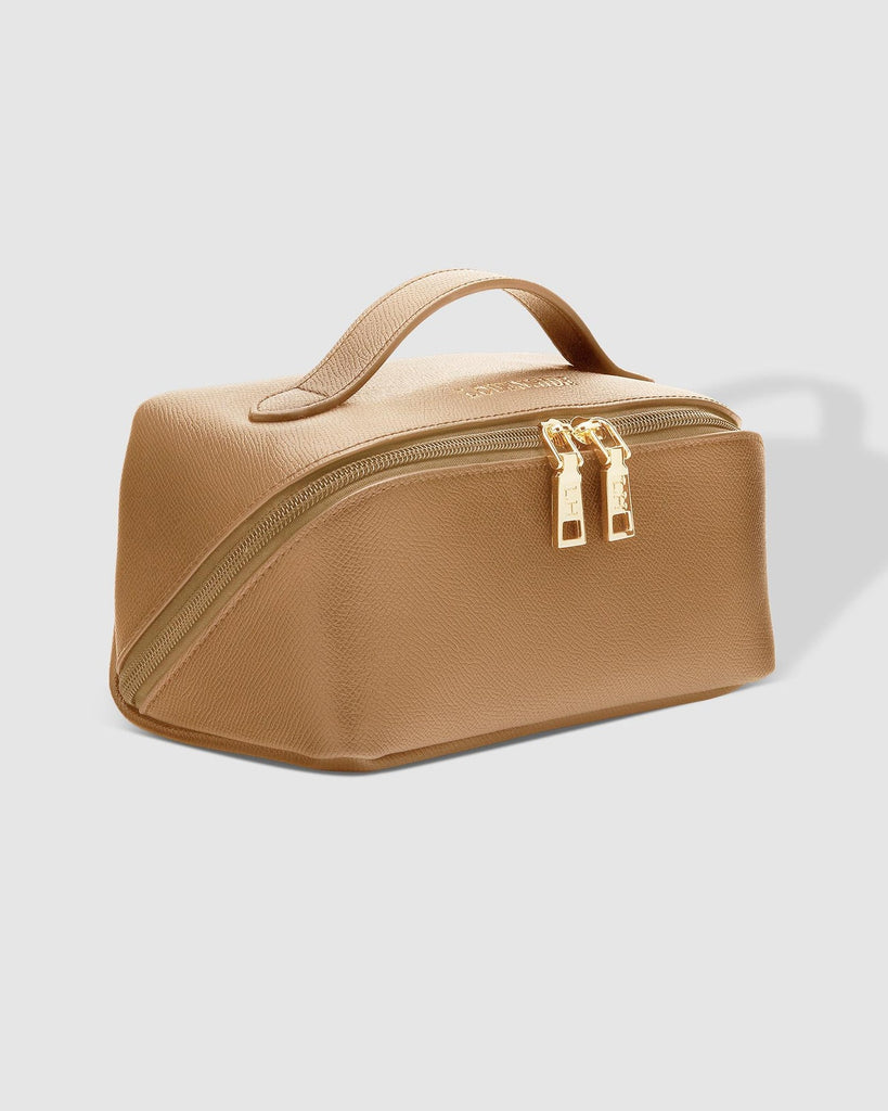 Ellis Makeup Bag Camel