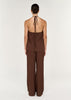 Delphira Halter Top Chocolate