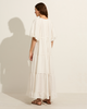 Alannah Embroidered Maxi Dress Ivory