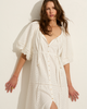 Alannah Embroidered Maxi Dress Ivory