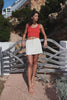 Alma Mini Skirt Bone