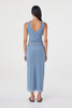 Eden Reversible Top - Pale Blue & Espresso