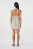 Joni Mini Dress Taupe Stripe