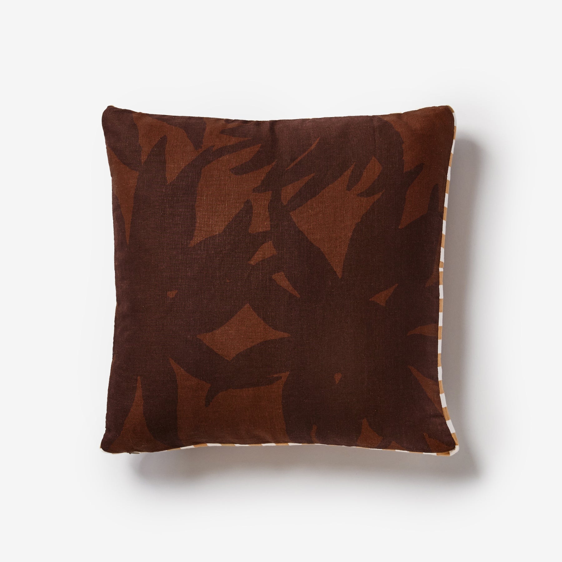 Fleur Cushion Chocolate 50cm