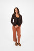 Daydreamer Tie Cardi Espresso