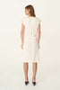 Carla Jacquard Dress Ivory