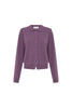 Celia Merino Knit Cardigan Grape