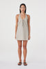 Joni Mini Dress Taupe Stripe