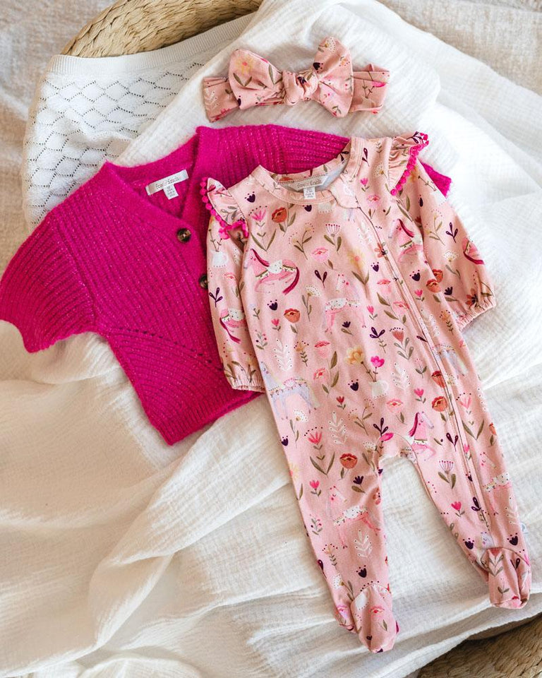 Zip Onesie Wild Horses