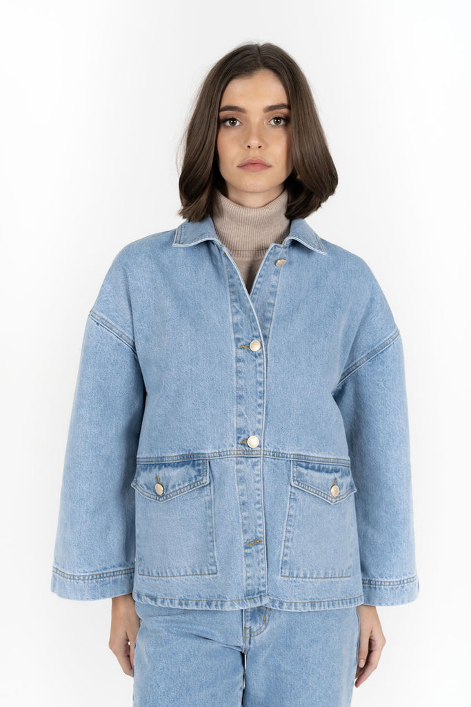 Loz Jacket Cloud Blue