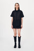 Jole Silk Wrap Skirt Noir