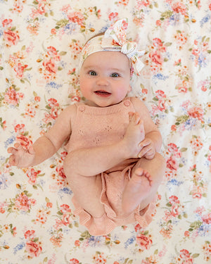 Anya Knit Bodysuit Dusky Pink