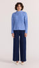 Macy Rib Jumper Blue Marle