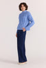 Macy Rib Jumper Blue Marle