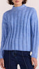 Macy Rib Jumper Blue Marle