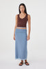 Eden Reversible Top - Pale Blue & Espresso