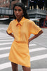 Mason Silk Shirt - Valencia Orange