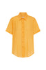 Mason Silk Shirt - Valencia Orange