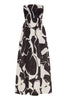 Ombra Shirred Maxi Dress